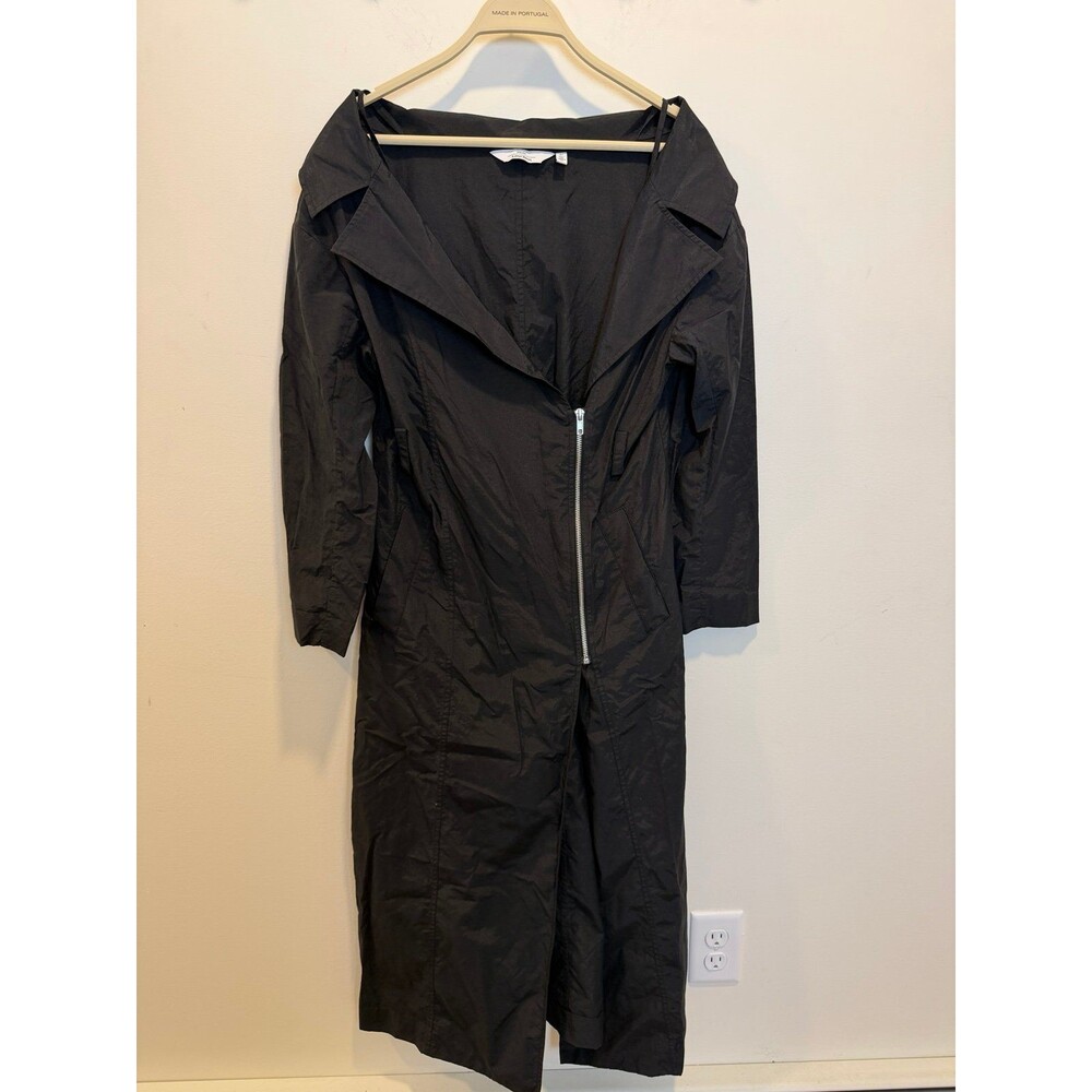 Atelier & Other Stories Trench Style Zipper V Neck Dress